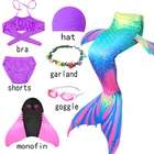 Костюм Русалки детский, с хвостом, для Хэллоуина