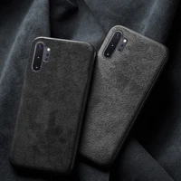 genuine cow suede leather phone case for samsung galaxy note 10 plus 8 9 a50 a70 a71 a51 a10 a8 a7 2018 s20 fe s7 s8 s9 s10 plus