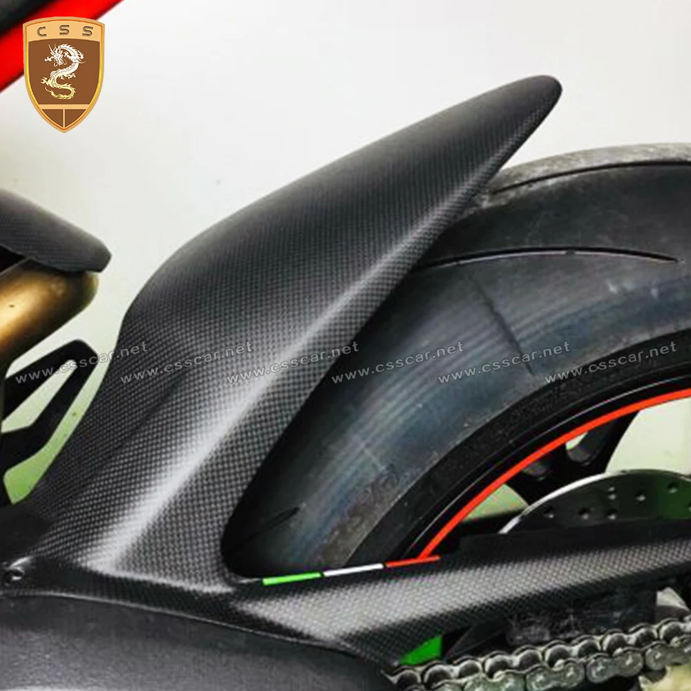 

CSSCAR Motorcycles for 2018-2021 Ducati Panigale Black Carbon Fiber Rear Hugger 3K Twill Weave Fairing Cowl Fender Cover 4-032