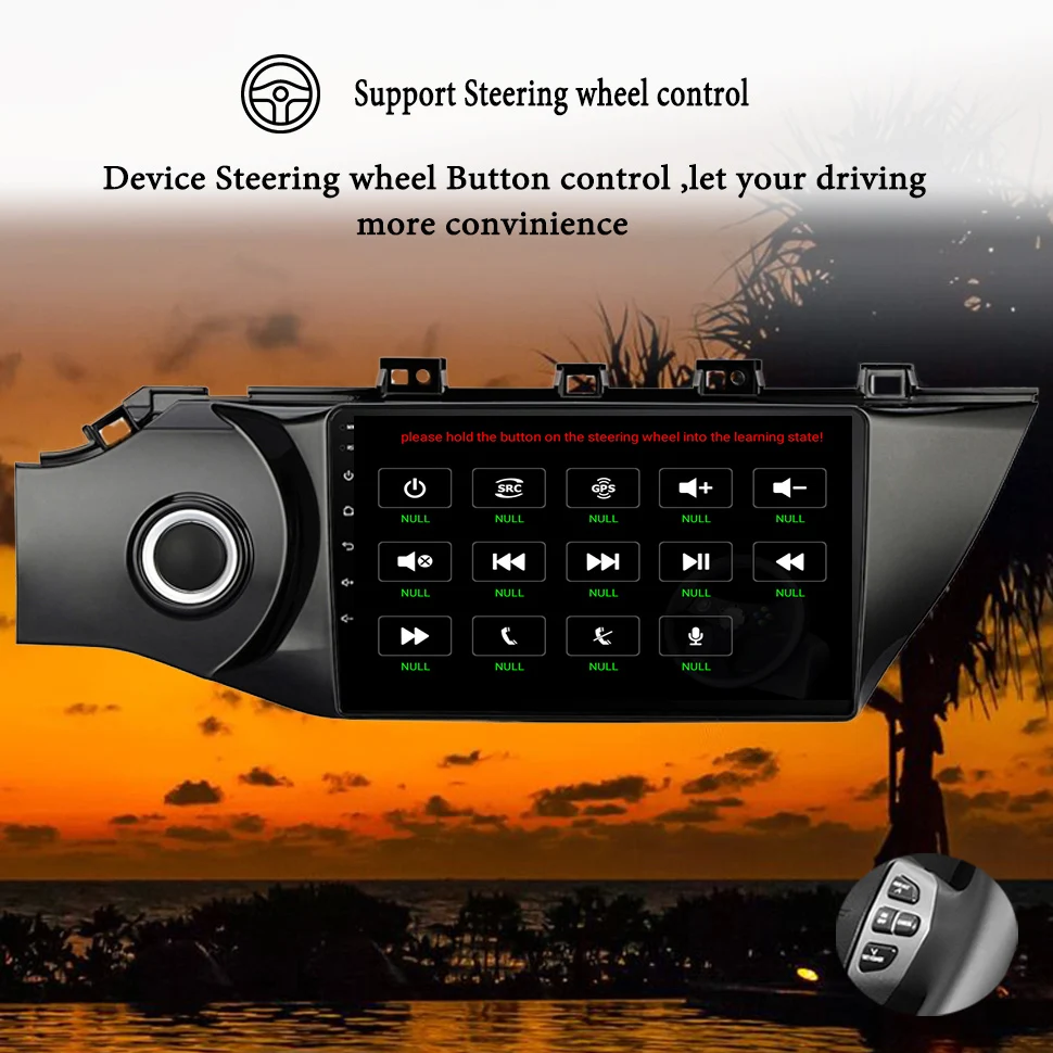 Мультимедийный проигрыватель для KIA RIO стерео-система на android 11 0 с 9 "экраном GPS 8