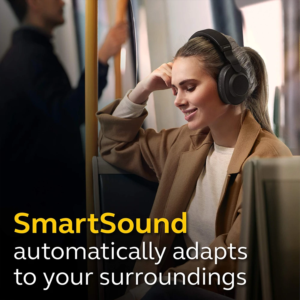 Беспроводные Bluetooth-наушники Jabra Elite 85h, с шумоподавлением,  совместимы со встроенным микрофоном для iPhone и Android | Электроника |  АлиЭкспресс