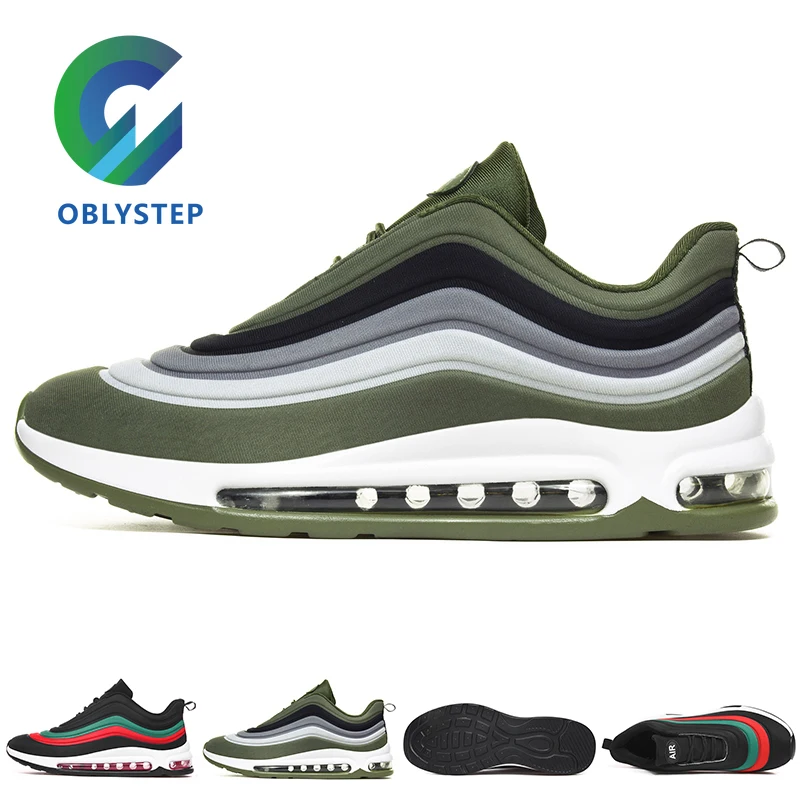 

OBLYSTEP Men's sports shoes flat non-slip breathable full palm air cushion outdoor fashion running