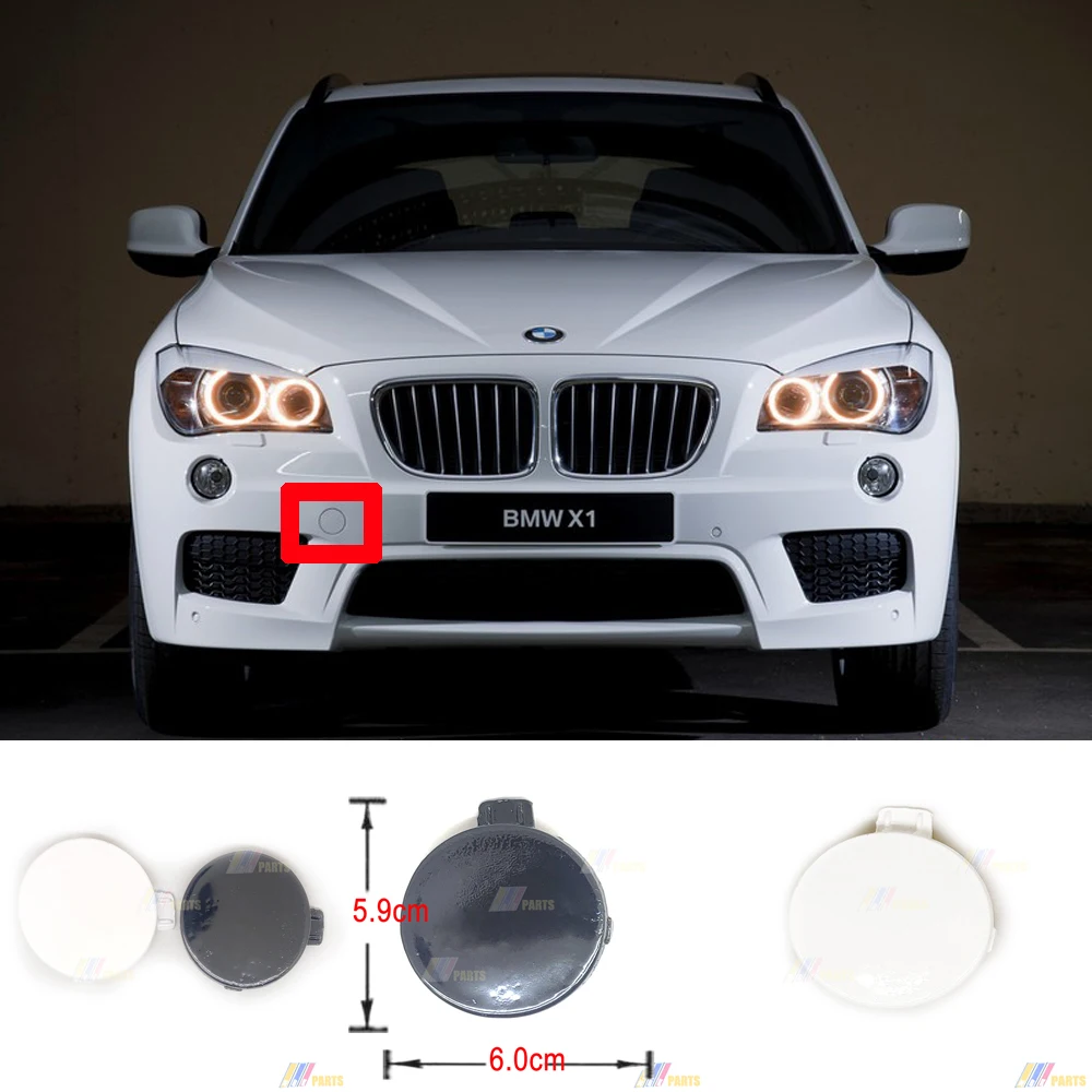

Подходит для 11-15 BMW X1 E84 M-sport 18dX 20iX 25dX 28i 28iX 35iX спереди Тяговая крышка 51118049932