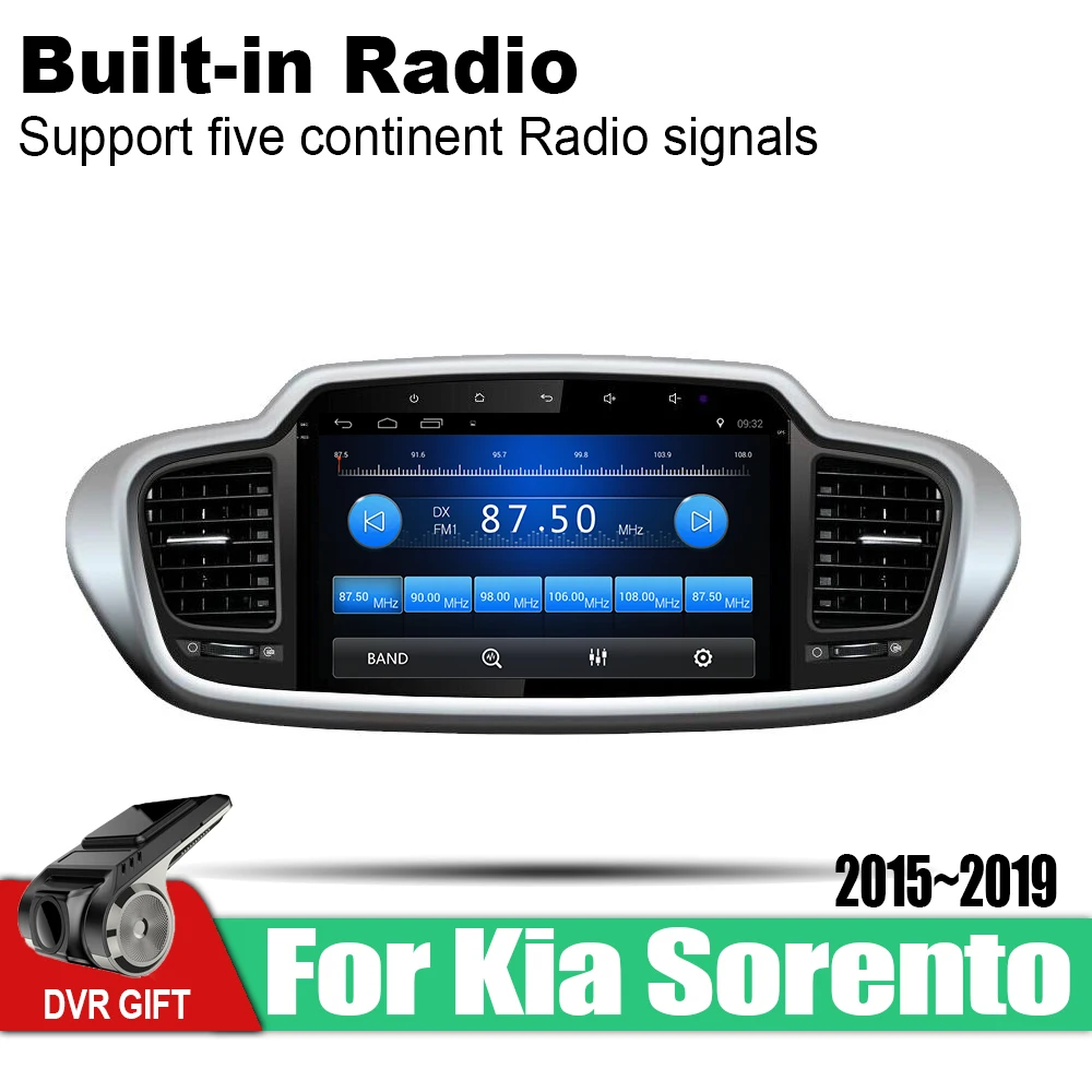 Автомобильный мультимедийный плеер ZaiXi с gps для Kia Sorento 2015 ~ 2019 автомобильный
