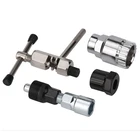 Набор инструментов для ремонта велосипеда, 4 шт., экстрактор цепи, съемник педалей, съемник осей для горных велосипедов