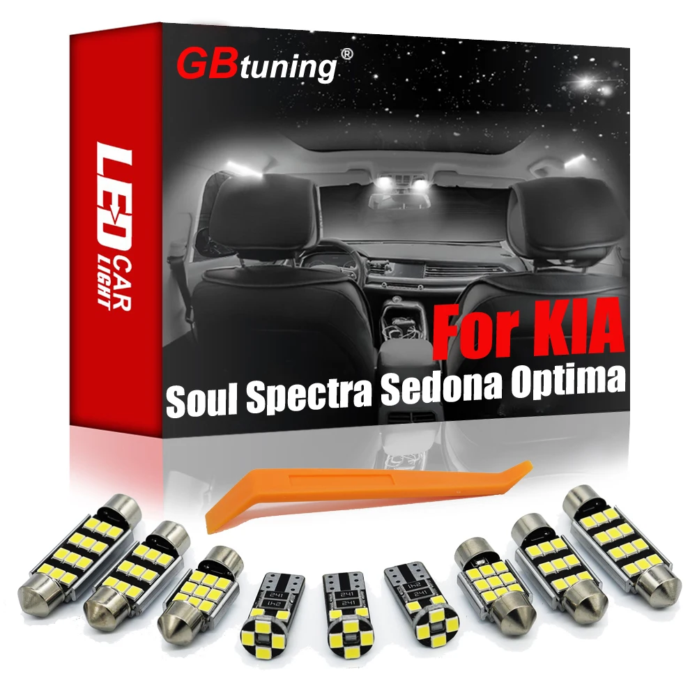 Gbтюнинг Canbus светодиодный для Kia Soul AM PS Spectra Sedona Forte Optima K5 купол багажника