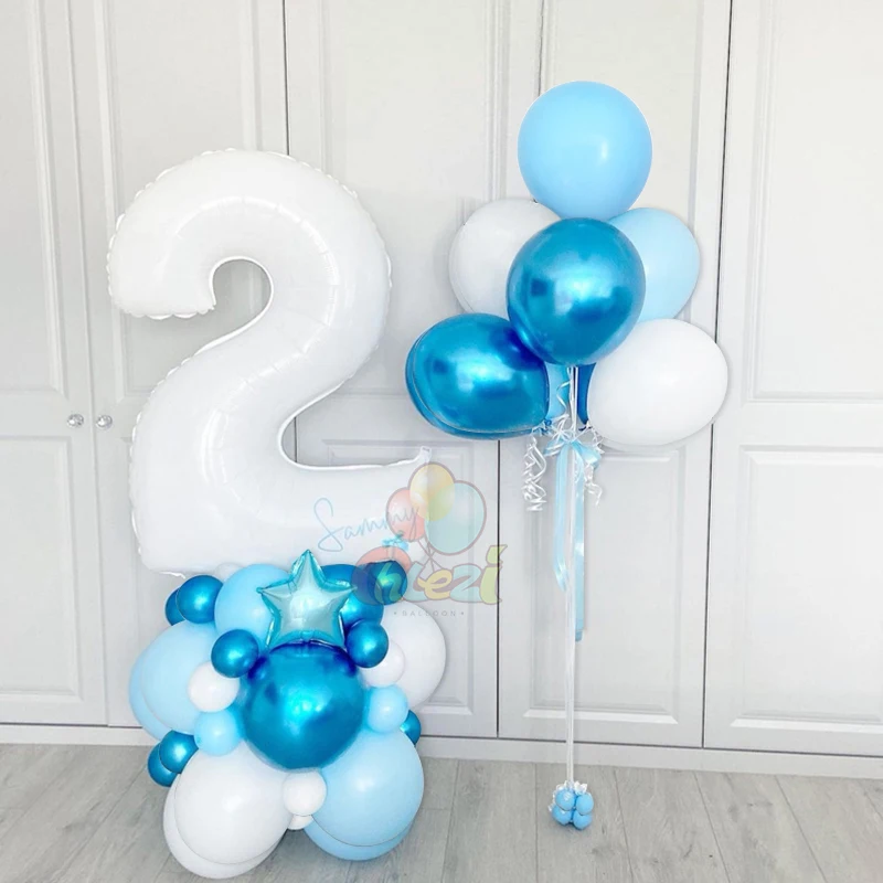 

Воздушные шары из фольги в виде цифр, 40 дюймов, 1, 2, 3, цифры, для юбилея свадьбы, дня рождения, украшения детский душ, для детей