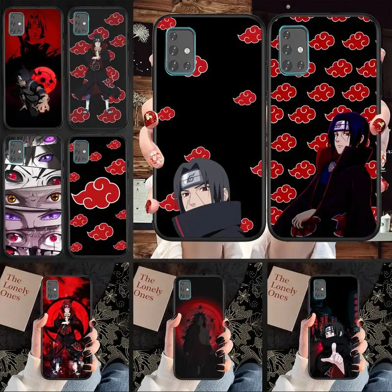 

Anime N-Naruto Akatsuki Kakashi Itachi Phone Case for Samsung A20 A10 A50 A51 A52 A70 A750 A720 A530 2018 Lite Cover Fundas