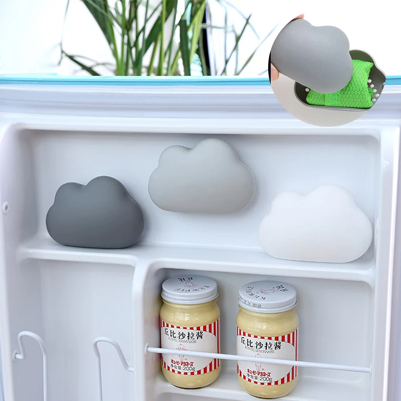 Холодильник дезодорант бамбуковый ящик для угля Creative Cloud присоска Тип