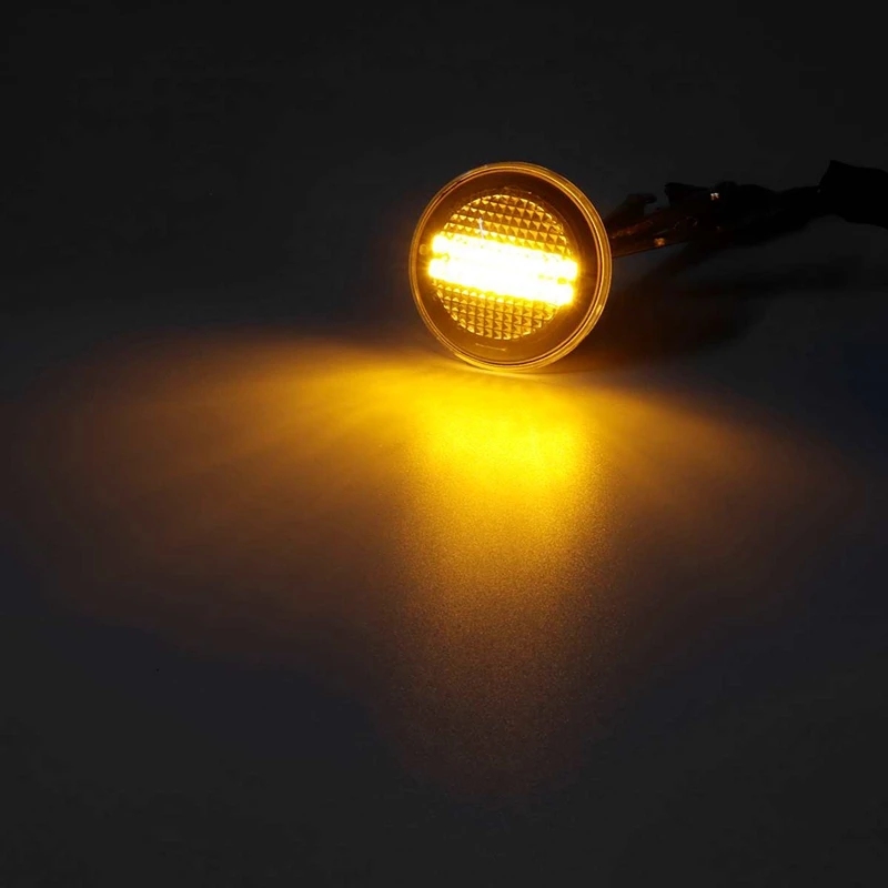 2 шт. Автомобильный светодиодный боковой габаритный фонарь указатель поворота