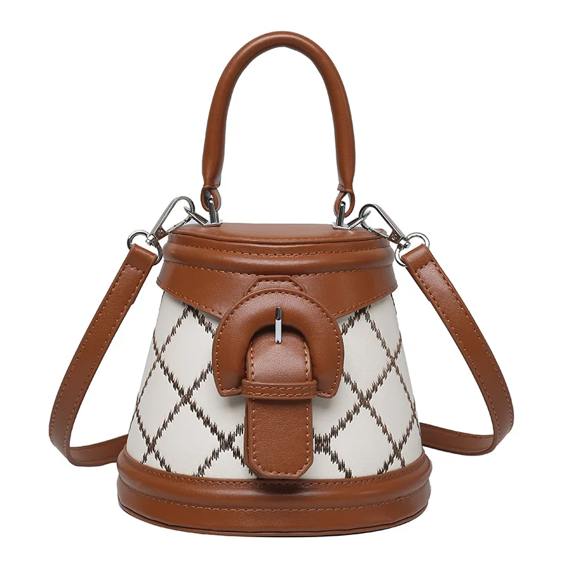 

Bucket Women'S Luxury Designer Handbag Imitation Brand Shoulder Bags For Women 2021 New Luxury Handbags Fashion Female Ladies To