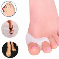 1pair silicone gel bunion big toe separator spreader eases foot pain foot hallux valgus correction guard cushion concealer thumb