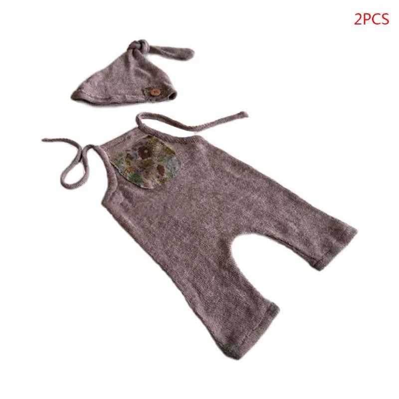 Реквизит для фотосессии маленьких мальчиков и девочек милый Вязаный комбинезон