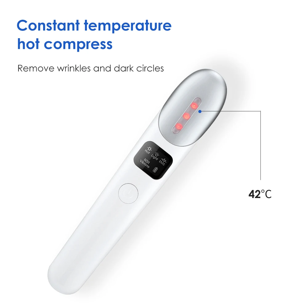 

Mini Electric Vibration Eye Face Massager Anti-Ageing Eye Wrinkle Massager Dark Circle Removal Portable Beauty Care Pen Massage