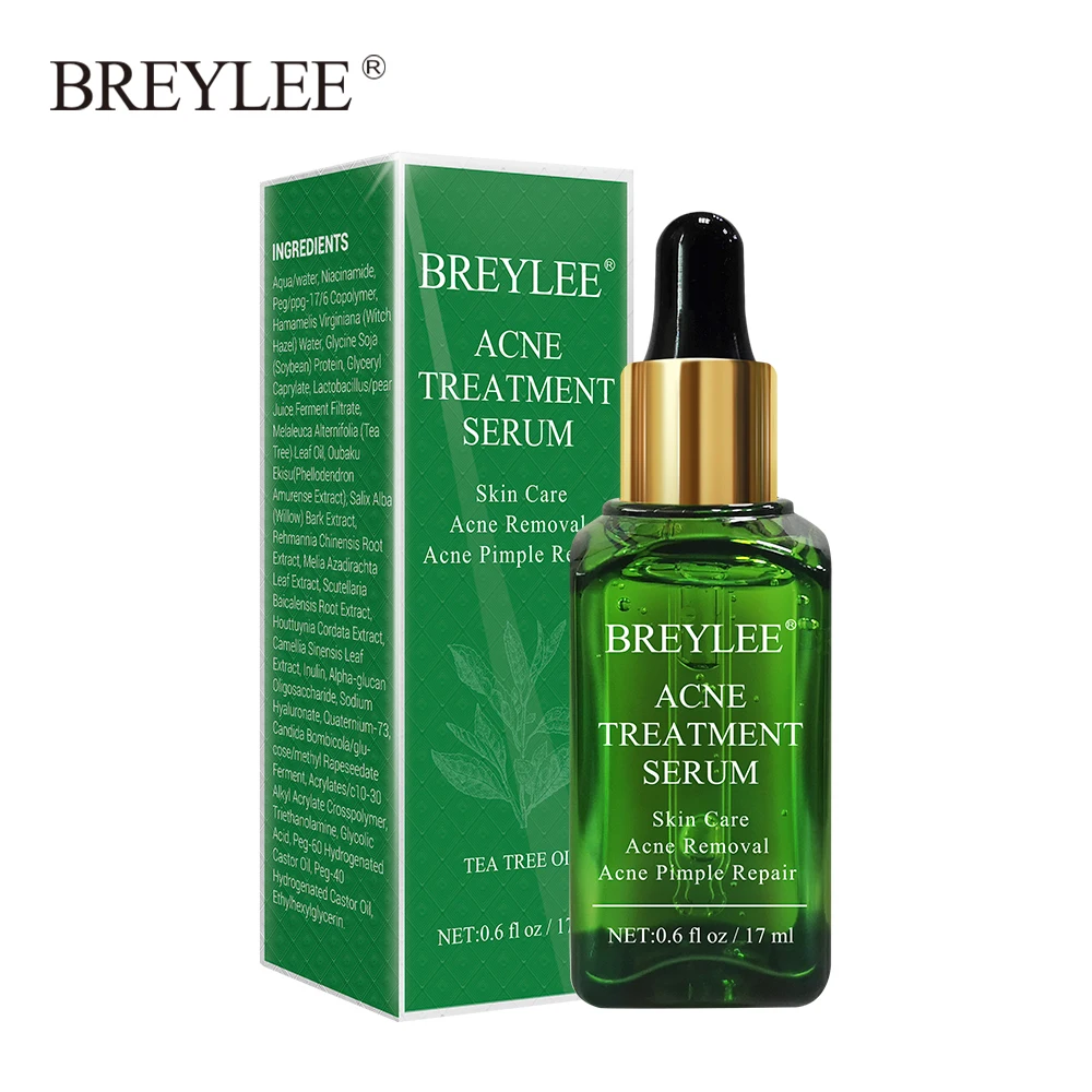 

BREYLEE Acne Treatment Face Essence Serum Facial Anti Acne Marks Remover Pimple Repair Scar Removal Cream Whitening Skin Care