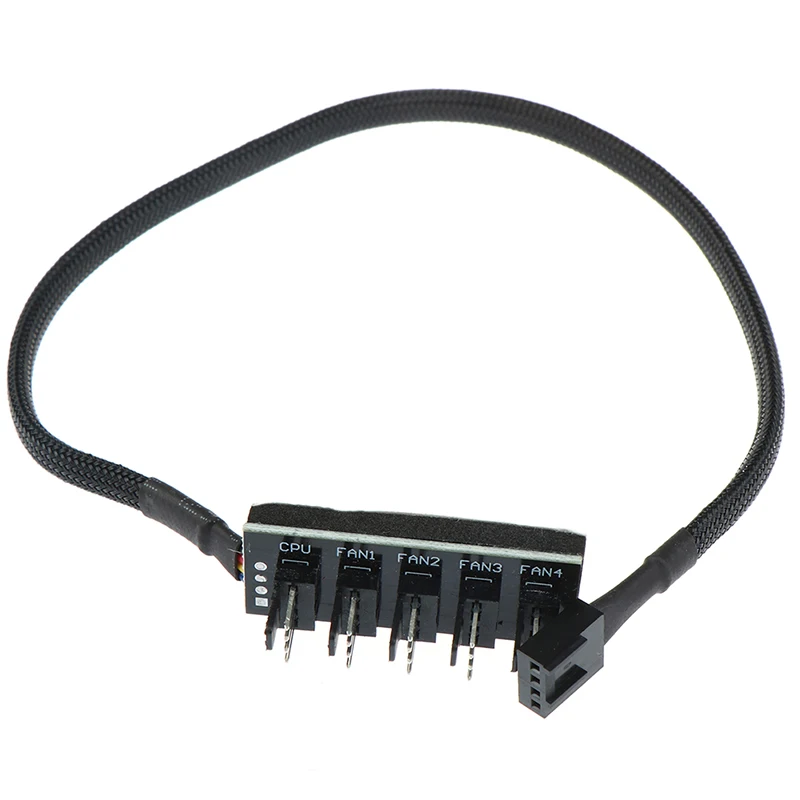 4-контактный разъем с 1 гнездовым на 5 штырьков разветвитель кабеля вентилятор