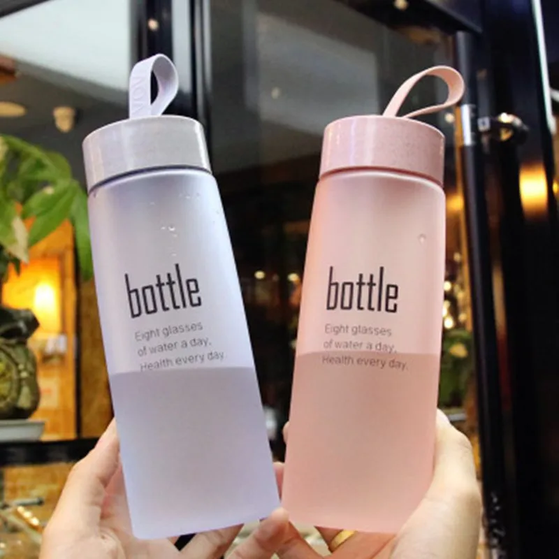 BPA бесплатная бутылка для воды пластиковая Спортивная скраб герметичная