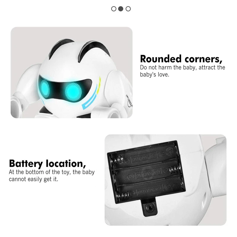 Умный робот K24 игрушка с мягсветильник кой музыка милая игрушка-робот