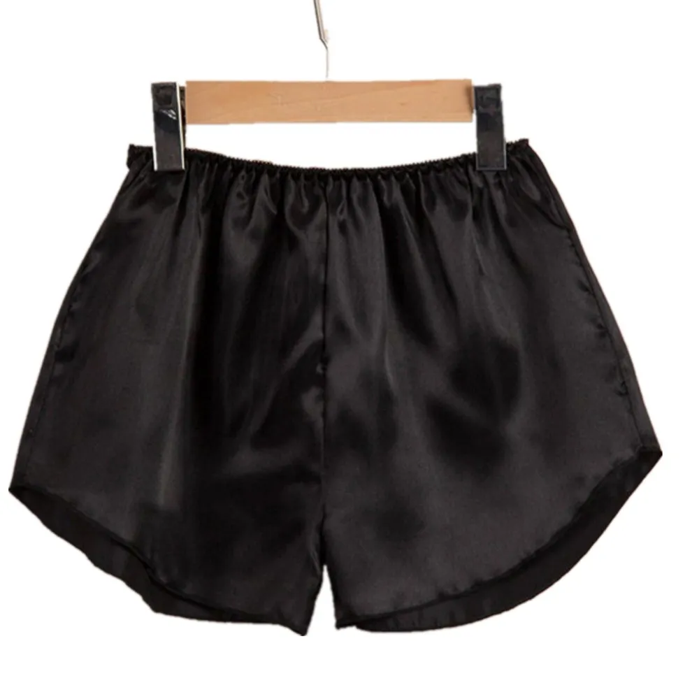 WWomen модная атласная одежда для сна белье Пижама свободные брюки летние