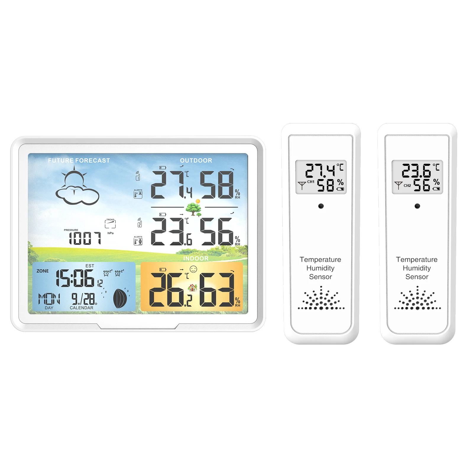 Protmex PT20 метеостанция часы беспроводной цифровой термометр гигрометр прогноз
