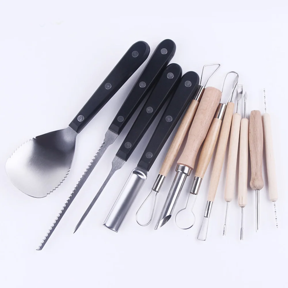 12pcs Pumpkin Carving Tools Halloween Cutters Set DIY Professional Decoration Cutting |