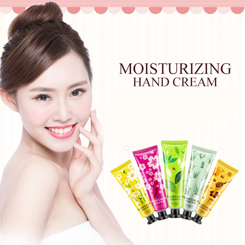 Images Hand Creams Plant Extract Fragrance Moisturizing Nourishing Cream suit Anti drying wrinkle Skin Care 30g |
