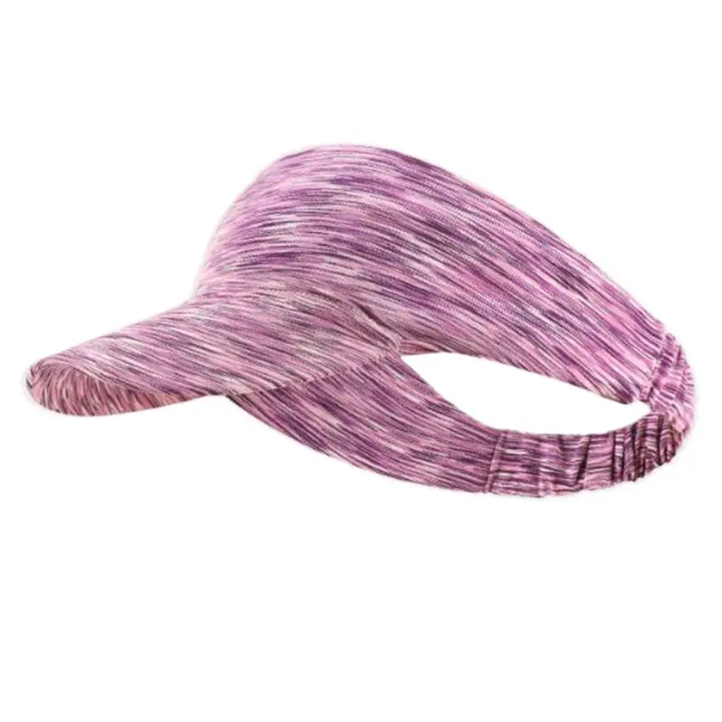 

Running Sports Sun Visor Headband Striped UV Protection Empty Top Baseball Hat