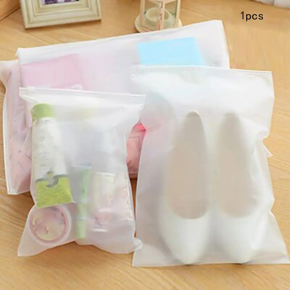 

Transparent Travel Storage Bag Portable Luggage Clothes Sorting Bag Translucent Bag Thick Plastic Bag