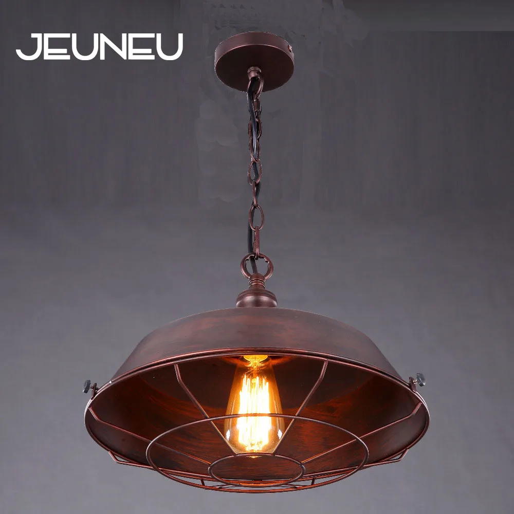 

Простой винтажный подвесной светильник в стиле ретро, светодиодный светильник с коричневым металлическим покрытием для кухонных огней, го...