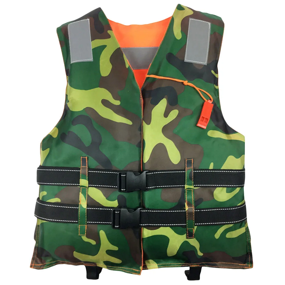 

Камуфляжный Универсальный Спасательный Жилет для плавания на открытом воздухе, вождения, водонепроницаемая ткань Оксфорд, жилет OSFM, костюм...