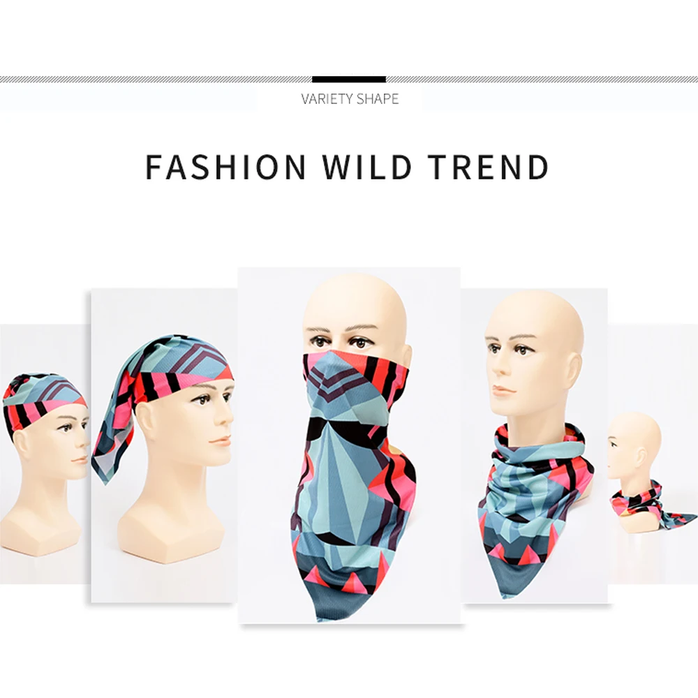 Одежда с рисунком маски для лица велоспорта дышащий охлаждающий шарф мужчин и