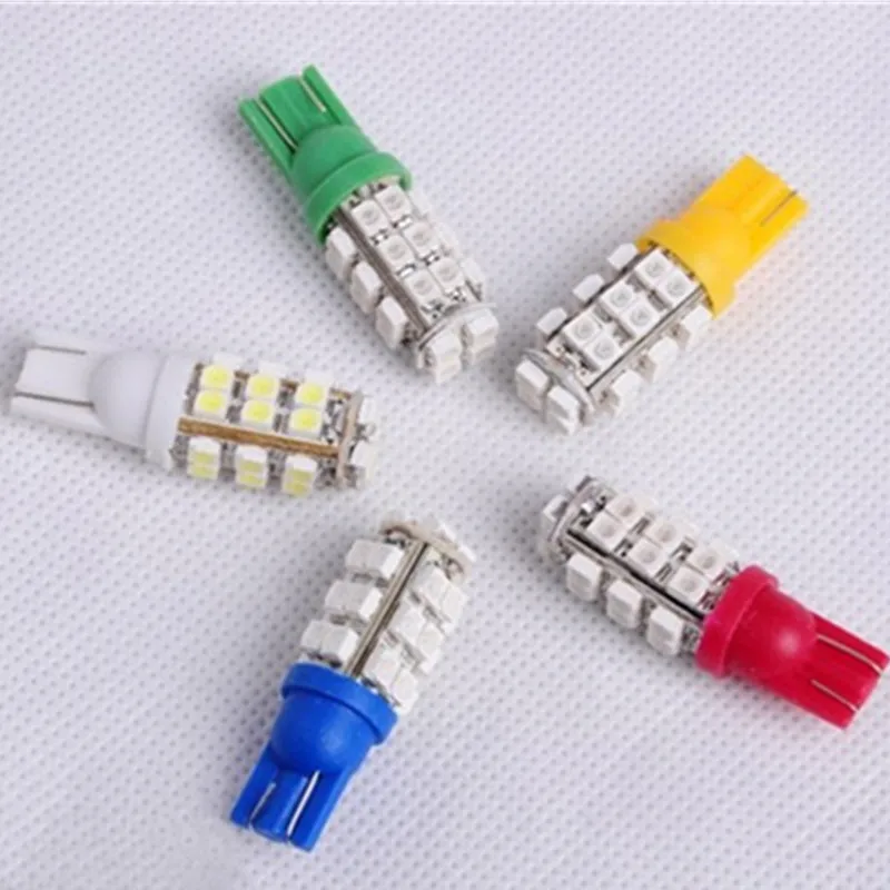 Safego 1 шт. сине желтый светильник 10 168 194 W5W 28 SMD 1210/3528 светодиодная автомобильная