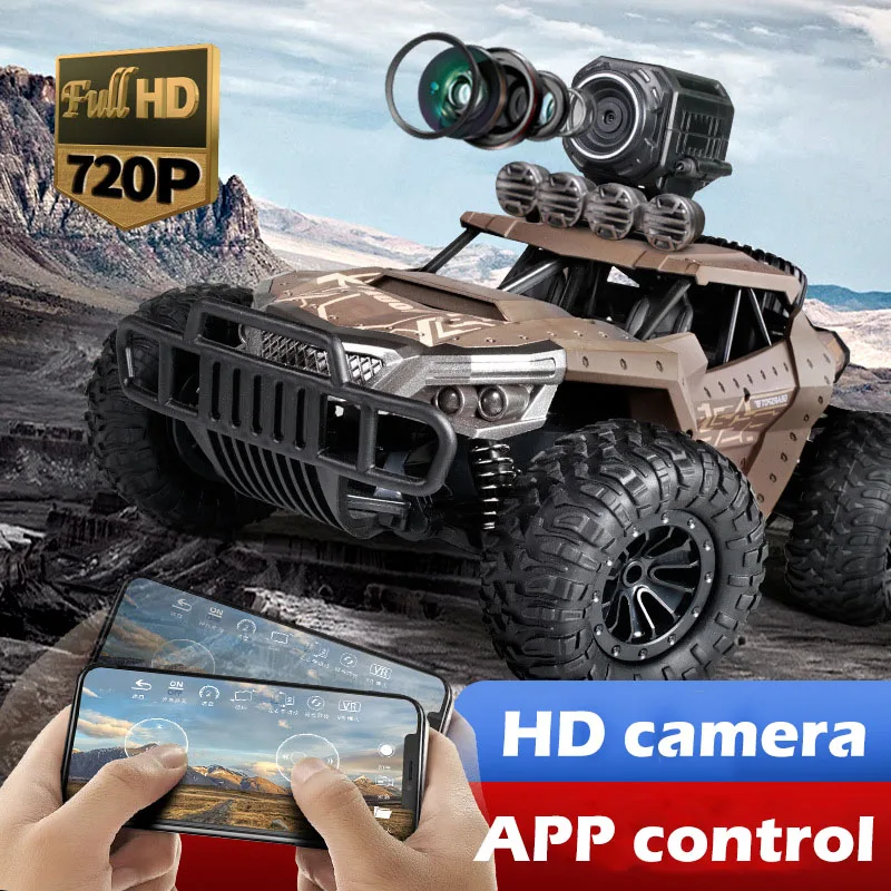 

Машинка для езды по бездорожью, радиоуправляемая, скоростная, с HD камерой, 720p
