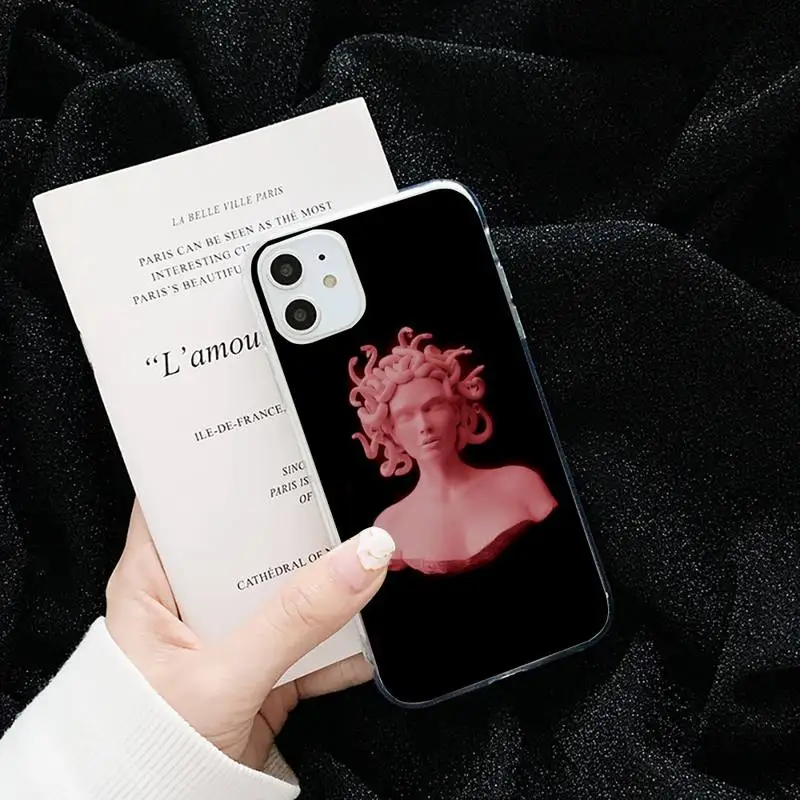 

Van Gogh Mona Lisa Phone Cases Transparent soft For iphone 5 5s 5c se 6 6s 7 8 11 12 plus mini x xs xr pro max