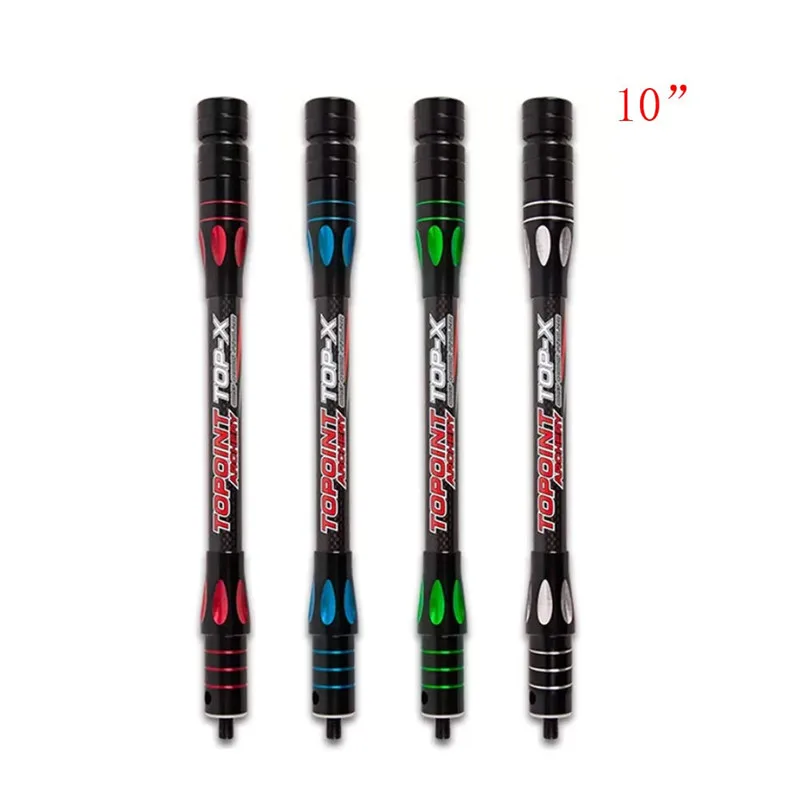 1Set Archery Carbon Stabilizer Recurve Bow 30/10/5inch Balance Bar Rod 40 Degrees V-bar Shooting Hunting Accessories | Спорт и