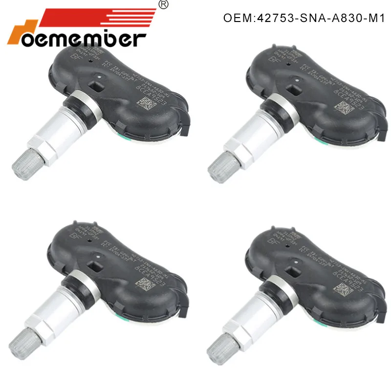 

Датчик давления в шинах 42753-SNA-A830-M1, система TPMS, датчик для Honda 42753-TR3-A81, 42753-SNA-A83, 42753-TR0-A81, 315 МГц