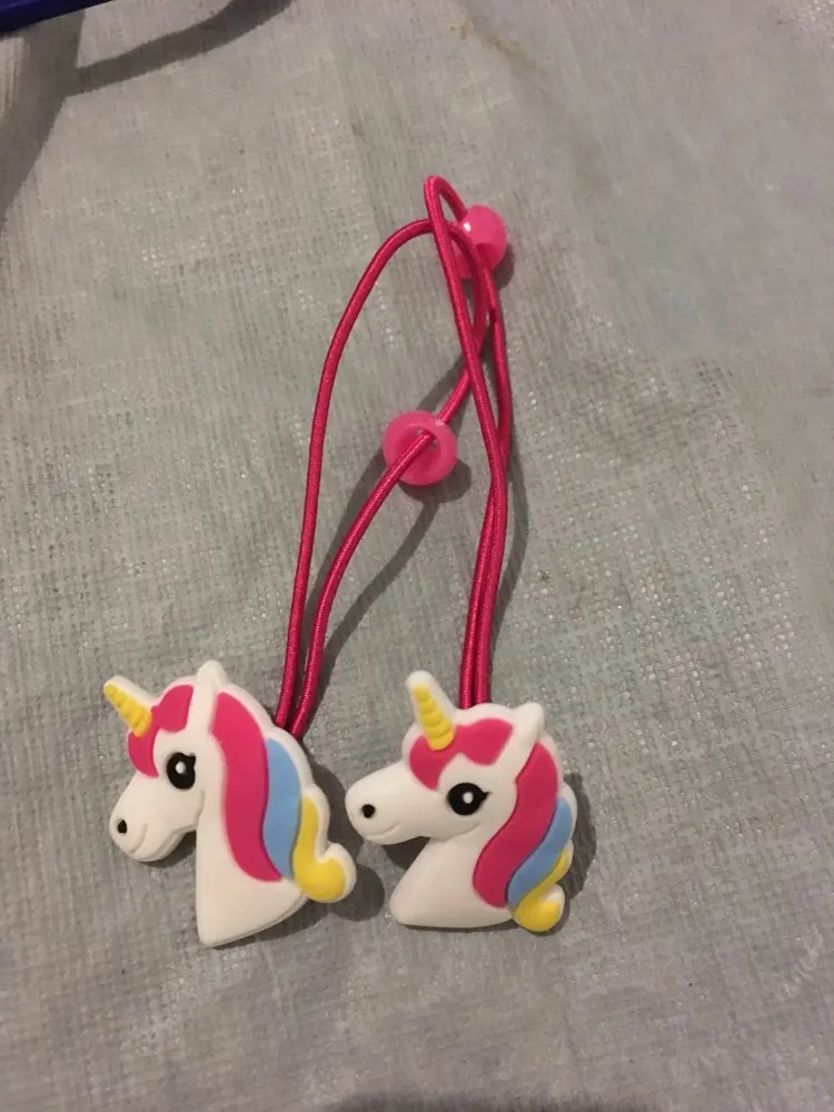 1 пара эластичных резиновых резинок для волос с изображением подсолнуха и