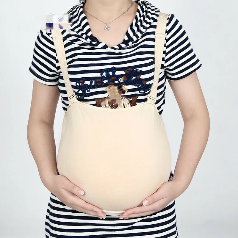 Artificial Silicone Belly Tummy Cloth Bag Woman Pregnant Bump 2500g 7-8 Months  Belly Fat Belly Bodysuit Men