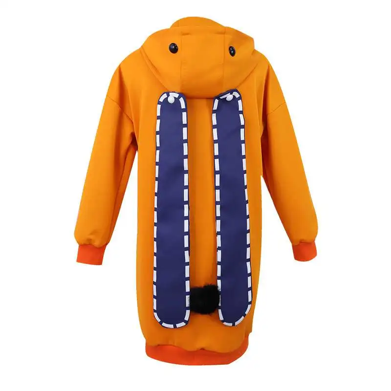 

Anime Kakegurui Cosplay Costume Compulsive Gambler Runa Yomotsuki School Uniform Hoodie Women Coat Orange Jacket Outfit