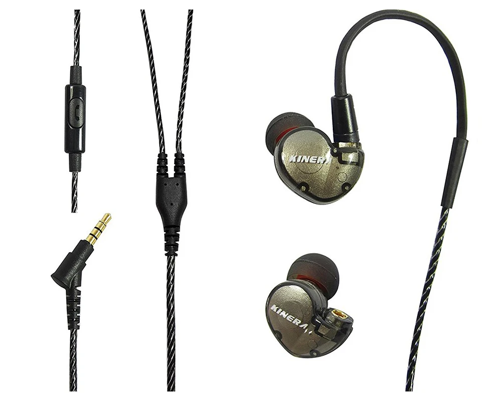 Оригинальные KINERA BD005 1DD с гибридным приводом 1BA спортивные HIFI наушники в ухо