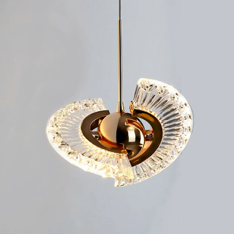 

Светодиодные подвесные светильники в скандинавском стиле, лампа в виде НЛО для спальни, прикроватного столика, ресторана, бара, искусство, п...