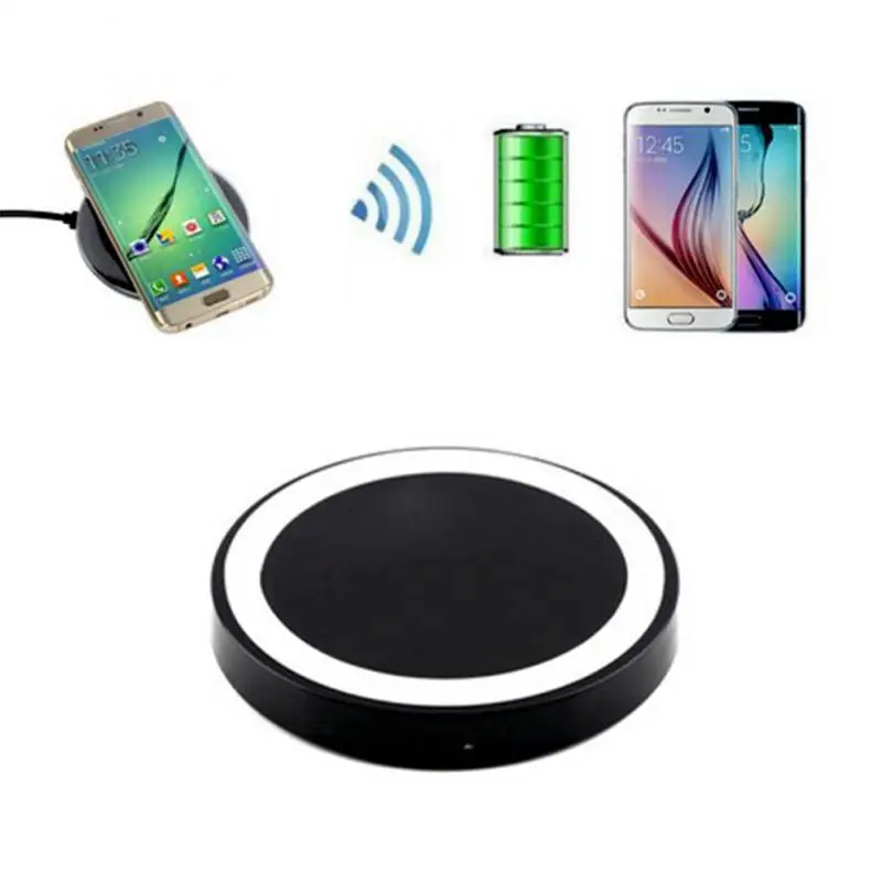 universal qi wireless charger fast wireless charging pad induction wirless charger adapter receiver chargeur sans free global shipping