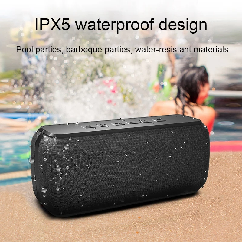 

50W High Power Bluetooth Speaker Subwoofer Outdoor Waterproof Speaker Portable Home Computer Audio