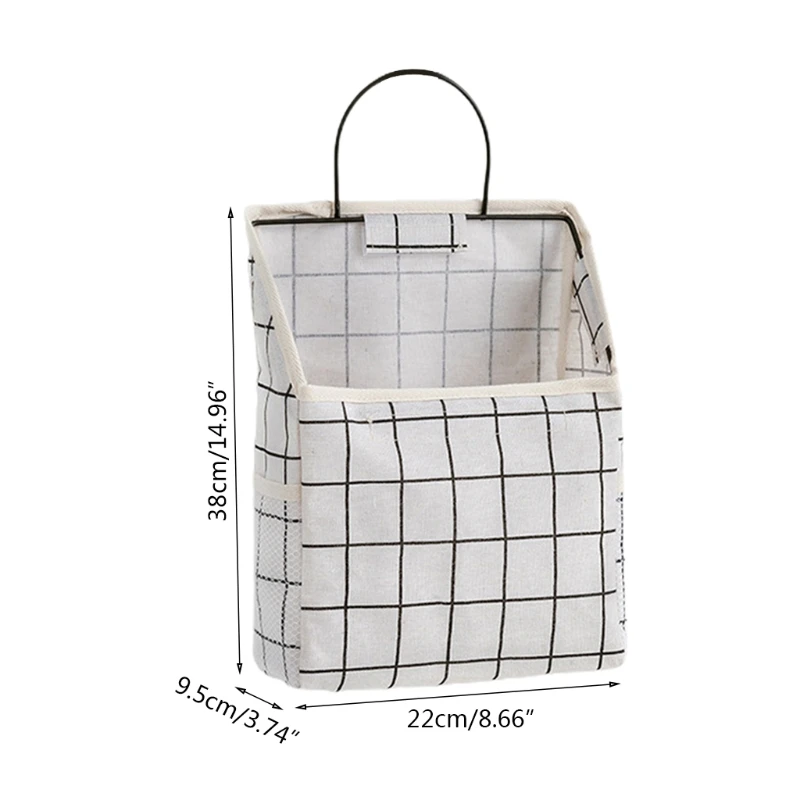 

Home Kitchen Hanging Storage Bag Wall Mounted Clothing Closet Organizer Box for Bedroom Bathroom Dorm Room