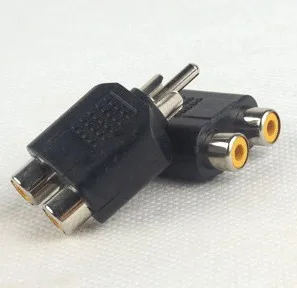 Lotus adapter Audio amplifier splitter cable RCA one-two extension male to double female | Электроника