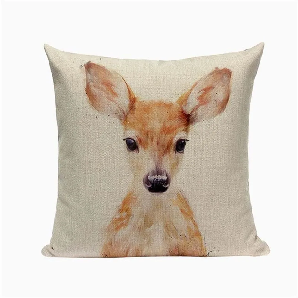 Высококачественные наволочки в виде медведя Льва животных чехол форме сердца