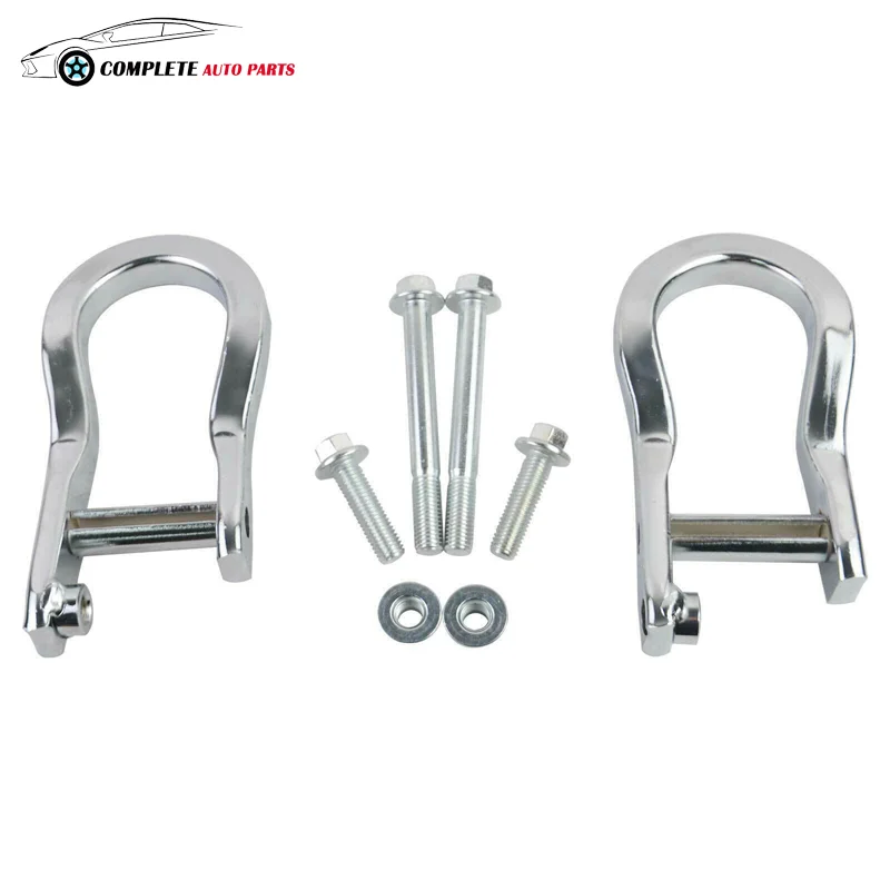 OEM 84072462 23236698 Suit For 07-19 Chevrolet Silverado Sierra 1500 Chrome Tow Hooks GM
