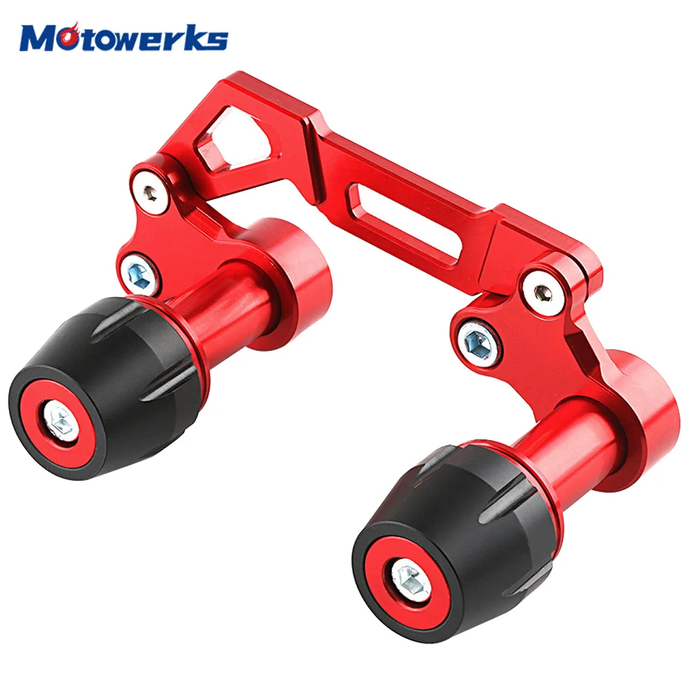 Motowerks CNC алюминиевая рама для мотоцикла ползунок защита от удара глушитель трубы