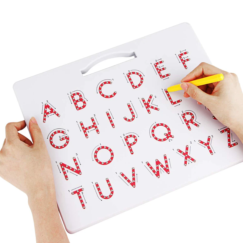 Двусторонняя магнитная доска для рисования с английским алфавитом детская