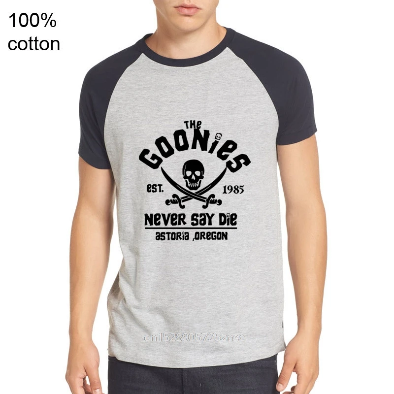 Уличная одежда с принтом винтажные футболки The goonies of astoria Мужская футболка